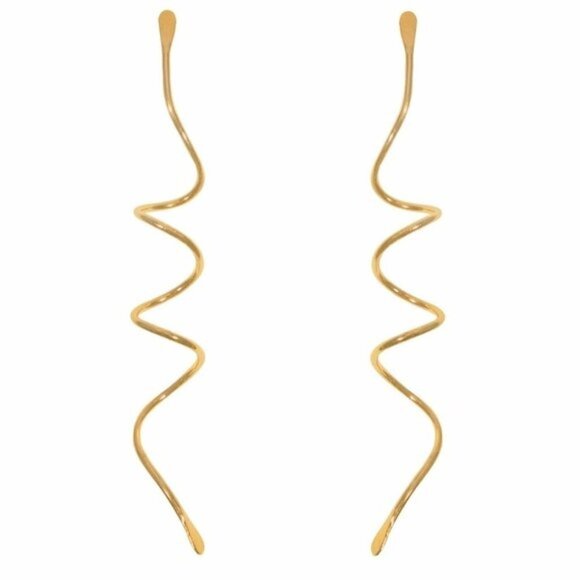 Goldie Earrings Handmade in India - Picture 2 of 4